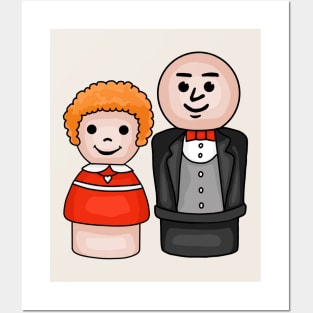 Annie and Daddy Warbucks Posters and Art